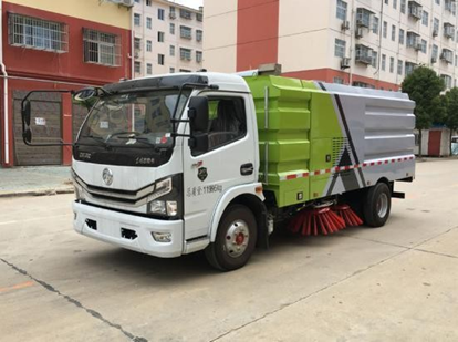 程力威牌CLW5120TSL6型扫路车