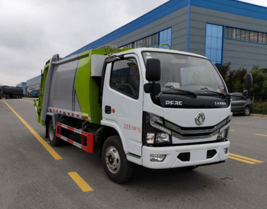 东风多利卡6方压缩垃圾车